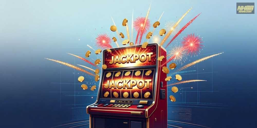 Hình minh họa khái niệm nổ hũ jackpot trên nền tảng NH88 uy tín