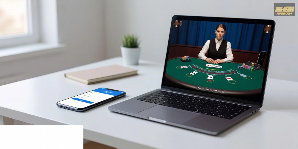 Hướng dẫn từng bước đăng ký và chơi live casino online nh88 an toàn cho người mới